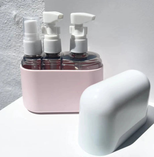 Refillable container pink